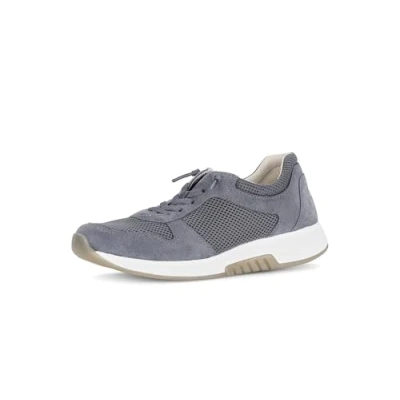 Afbeelding van Gabor Sneaker LOW Sneakers laag, Dames, Maat: 37, Blau Leer en imitatieleer