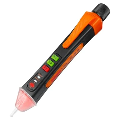 Afbeelding van Gvolatee Professionele contactloze elektronische fasezoeker, spanning en stroomtester, fasedetector met belalarm, instelbare gevoeligheid 12 1000V/48V 1000V