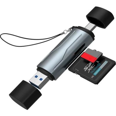 Afbeelding van ThunderGold SD kaart lezer USB C Card reader 3.0 Kaartlezer Geheugenkaartlezer