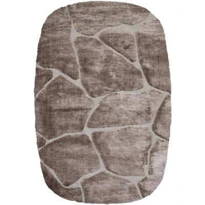 Afbeelding van Veer Carpets Vloerkleed Macy Bruin Rounded Corners 160 x 230 cm