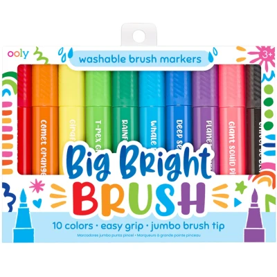 Afbeelding van Ooly viltstiften big bright brush 10st