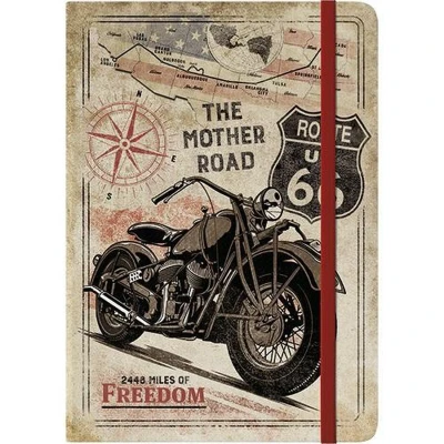 Afbeelding van Notitieboek Route 66 Bike Map