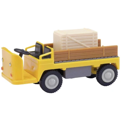 Afbeelding van Mehlhose 210010024 H0 Vrachtwagen E carre balkkar met houten kist