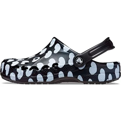 Afbeelding van Crocs Baya Graphic Clog Uniseks klompen, Zwart Wit