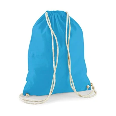 Afbeelding van Westford Mill Cotton Gymsac WM110 Surf Blue