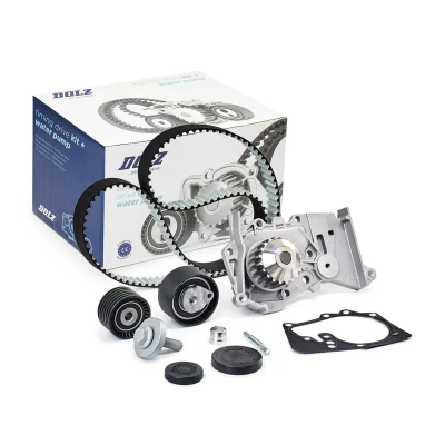 Afbeelding van DOLZ KD046 Waterpomp + Distributieriem Set 132 RENAULT: CLIO 3, Kangoo II Express, Modus / Grand Modus, DACIA: Duster Off Road, Sandero I