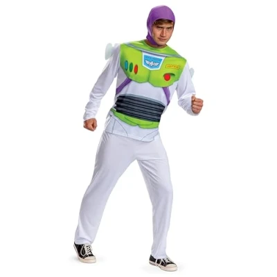 Afbeelding van DISGUISE 158459C EU Buzz Basic Plus Toy Story kostuum voor volwassenen, heren, meerkleurig, maat XL