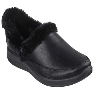 Afbeelding van Skechers Hands Free Slip Ins Cozy Escape dames pantoffel Zwart Maat 38