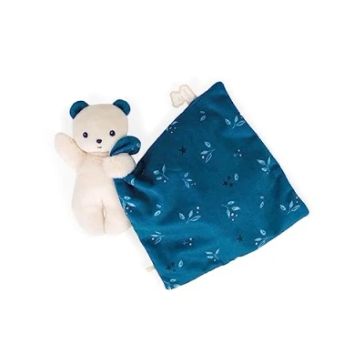 Image de KALOO Carre Douceur Doudou Ours NOCTAMBULE 17CM