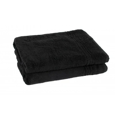 Afbeelding van Bamboe Sauna Handdoek Zwart van Hamams own