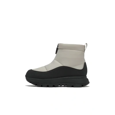 Afbeelding van FitFlop Neo D Hyker Padded/Quilted Boot Short (Zip) GRIJS Maat 38