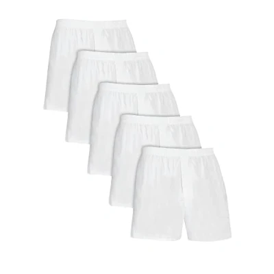 Afbeelding van Fruit of the Loom 5 stuks Boxershorts Cale on voor heren (5 stuks), Geweven Set van Wit