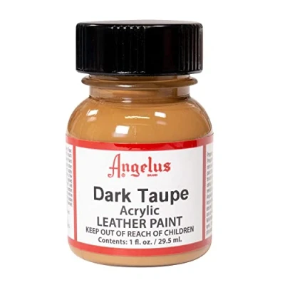 Afbeelding van Angelus Leather Acrylic Paint textielverf voor leren stoffen acrylbasis Dark Taupe 29,5ml