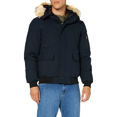 Afbeelding van Schott Winterjas, Heren, Maat: Small, Bleu marine