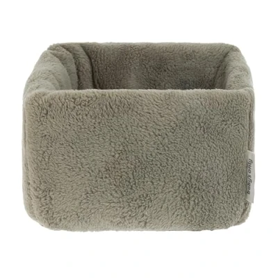 Afbeelding van Baby&#039;s Only Commodemandje Cozy Urban Green 18x18x18 cm