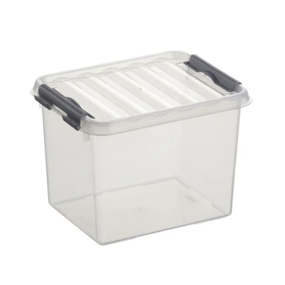 Image de Boite plastique transparente avec couvercle (H)140