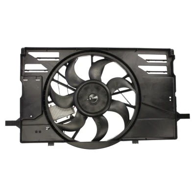 Afbeelding van TYC 838 0007 Radiator Ventilator voor voertuigen Met airco 420 300 ventilatorraamwerk besturingseenheid VOLVO: S40 II