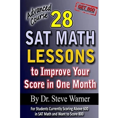 Afbeelding van 28 SAT Math Lessons to Improve Your Score in One Month Advanced Course