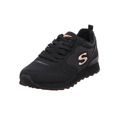 Afbeelding van Skechers Sport OG 85 Sneakers laag black, Dames, Maat: 36, Black Imitatieleer/ textiel
