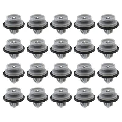 Afbeelding van YINETTECH 20 x moldura de onderste puerta clips LR112137 compatibel met Defender Range Rover Evoque vinkje paneel, gespannen puerta, plastic
