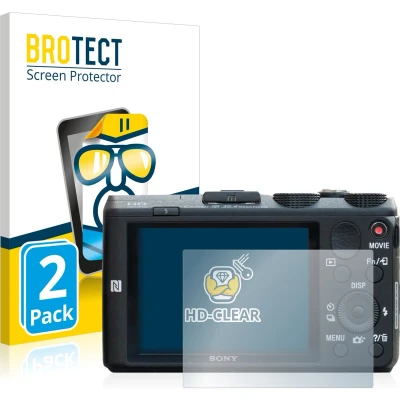 Afbeelding van BROTECT Screenprotector voor Sony Cyber Shot DSC HX60 Folie Beschermfolie transparant (2 Stuks)