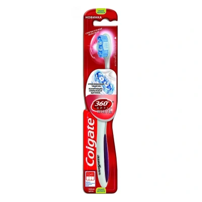 Afbeelding van Colgate Tandenborstel 360 Optic White Medium
