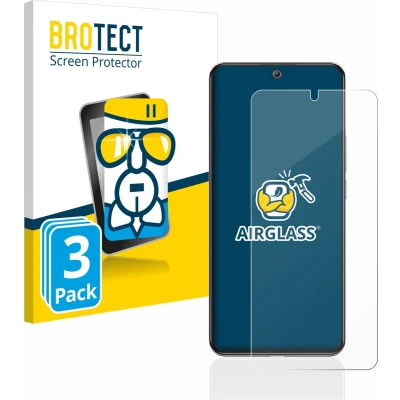 Afbeelding van BROTECT Screenprotector voor Xiaomi 12T Pro Folie Beschermfolie Beschermglas transparant (3 Stuks)