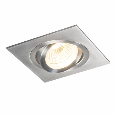 Afbeelding van QAZQA Smart inbouwspot staal incl. WiFi GU10 kantelbaar Lock 1