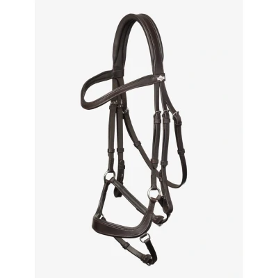 Image de LeMieux Bride Arika Drop Marron/Argent Cob