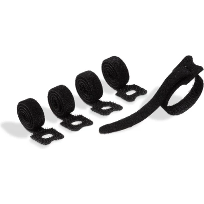 Afbeelding van Durable Cavoline Grip Tie kabelbinder met klittenband, zwart, pak van 5 stuks veiligheidssysteem