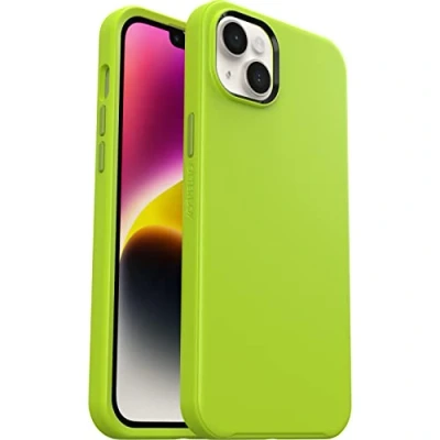 Afbeelding van Otterbox Symmetry Plus hoesje Geschikt voor de iPhone 14 Geel