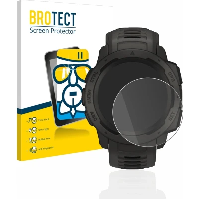 Afbeelding van BROTECT Screenprotector voor Garmin Instinct Solar Folie Beschermfolie Beschermglas transparant