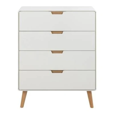 Afbeelding van Giga Living Dressoir Lowy 80x40x100 cm Naturel 4 lades