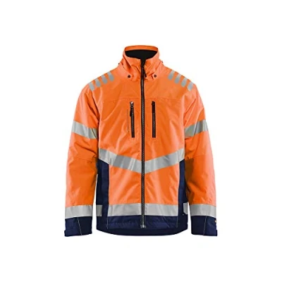 Afbeelding van Blaklader 47801977 winterjas, hoge zichtbaarheid, oranje/marineblauw, maat M