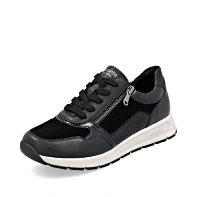 Afbeelding van Remonte Baskets basses D2G05 pour femme, semelle lâche, Noir 02, 36 EU