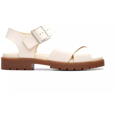 Afbeelding van Clarks Orinoco Cross dames sandaal wit maat 41 (EU) 7 (UK)