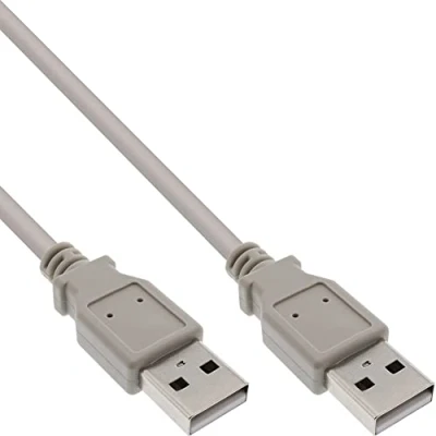 Afbeelding van USB naar kabel USB2.0 tot 1A / beige 3 meter