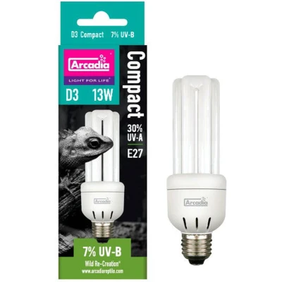 Afbeelding van Arcadia Compact UVB Lamp 7% / 13 Watt