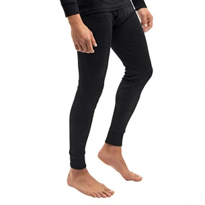 Afbeelding van MT® Thermo Light Herenondergoed, thermische broek, lange onderbroek, comfortabel en warm, ademende vezel, M tot XXXL, zwart.