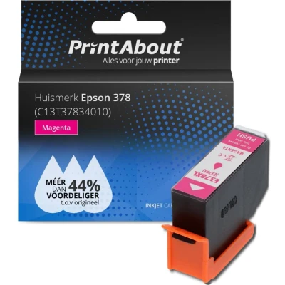 Afbeelding van Huismerk Epson 378 (C13T37834010) Inktcartridge Magenta