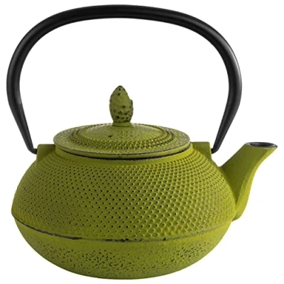 Afbeelding van APS 10996 Asia Gietijzeren theepot met theezeef en afneembaar deksel, 0,8 liter