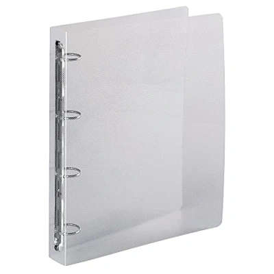 Afbeelding van Exacompta Ringmap, Voor Ft A4 Maxi, Uit Pp, 4 Ringen Van 30 Mm, Kristal Ringmap