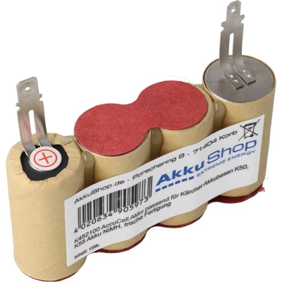 Afbeelding van batterij voor Kärcher batterijbezem K50mAh, K55 krachtige NiMH 3000 mAh
