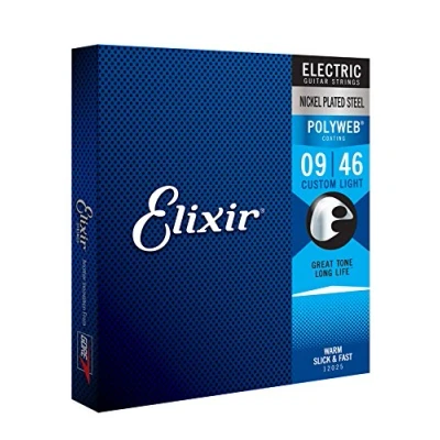 Afbeelding van Elixir 12025 Polyweb Electric 09 46 Elektrische gitaarsnaren
