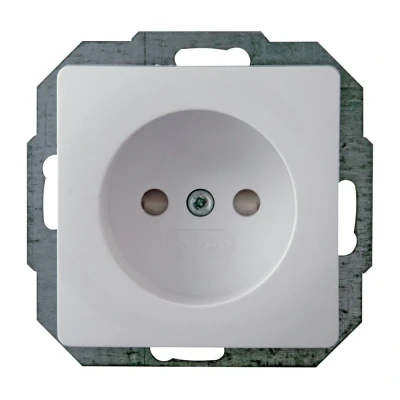 Afbeelding van Kopp Paris Zonder Randaarde Wandcontactdoos KV 1 Voudig 230 Volt Arctic Wit