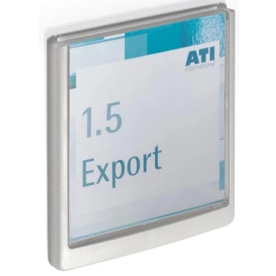Afbeelding van Durable Click Sign Deurnaamhouder, Ft 14,9 X 14,85 Cm, Wit Deurnaamhouder