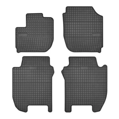 Afbeelding van FROGUM 546764 Vloermatset Rubber voor en achter 4 Zwart Op maat gemaakt HONDA: Jazz 3