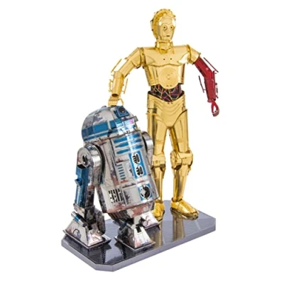 Afbeelding van Metal Earth Star Wars Set C 3PO + R2D2 Metalen bouwpakket