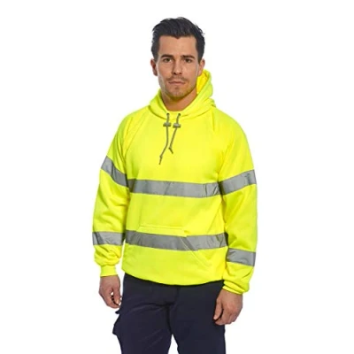 Afbeelding van Portwest Veiligheidshoodie Maat 4XL Geel B304YER4XL