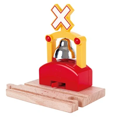 Image de Hape E3706 Circuit de Train en Bois Cloche Signalement
